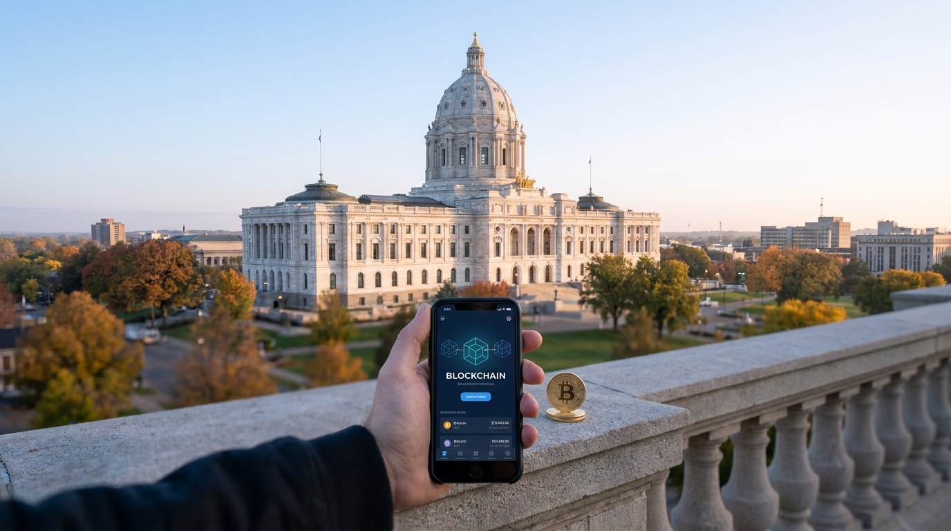Minnesota state capitol building bitcoin digital banking