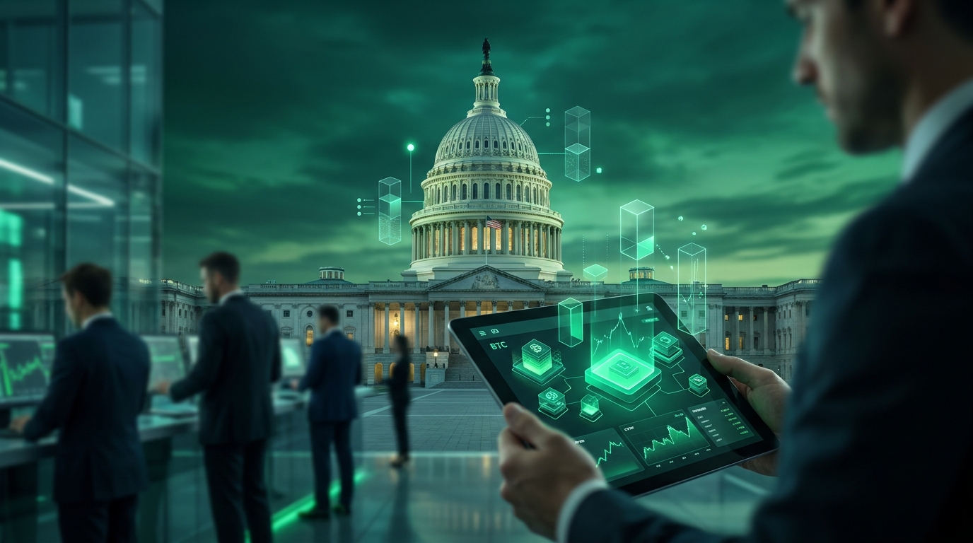 US Capitol building Bitcoin coins