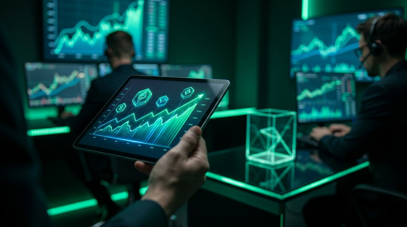 neon multiplier graph casino crypto dark