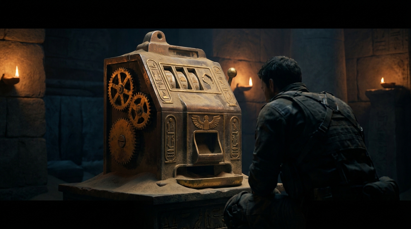 ancient Egyptian slot machine golden reels