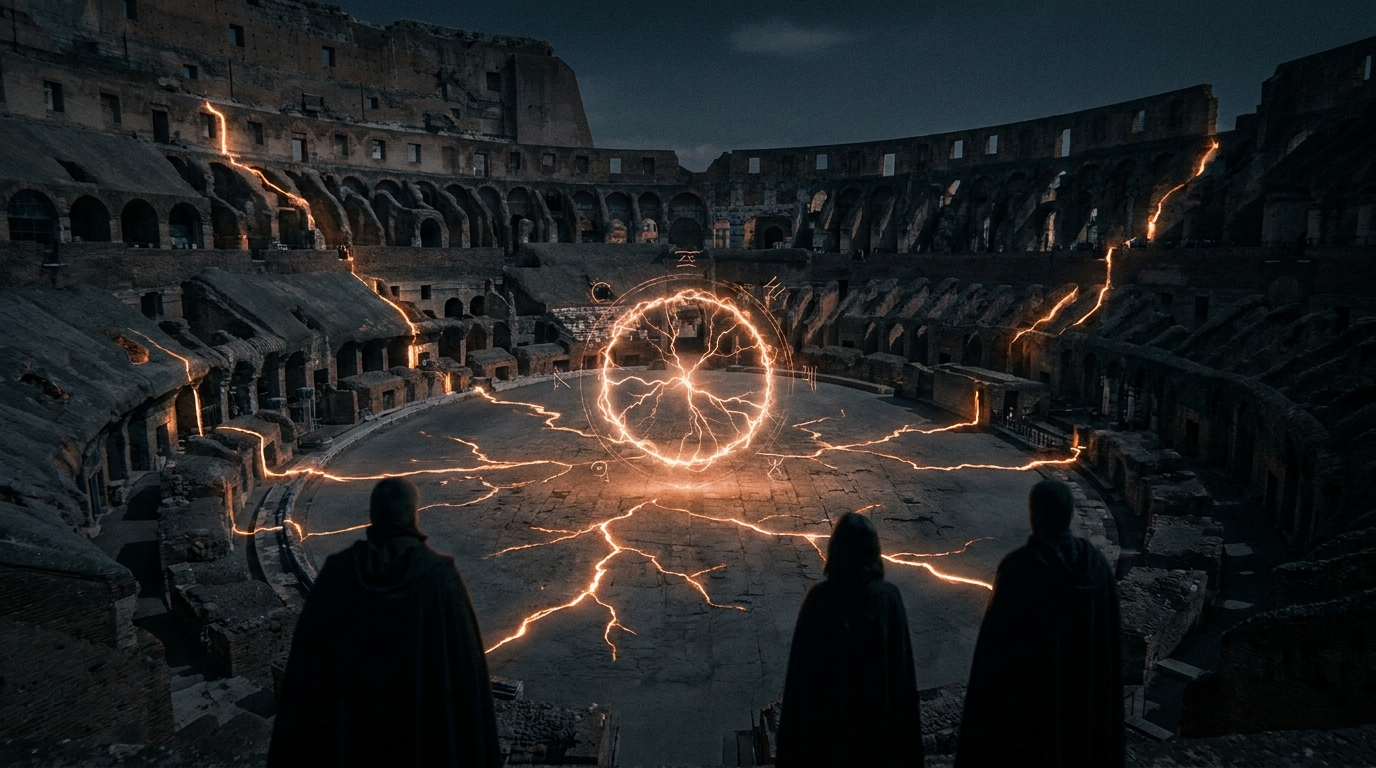 Colosseum arena lightning multiplier slot reels