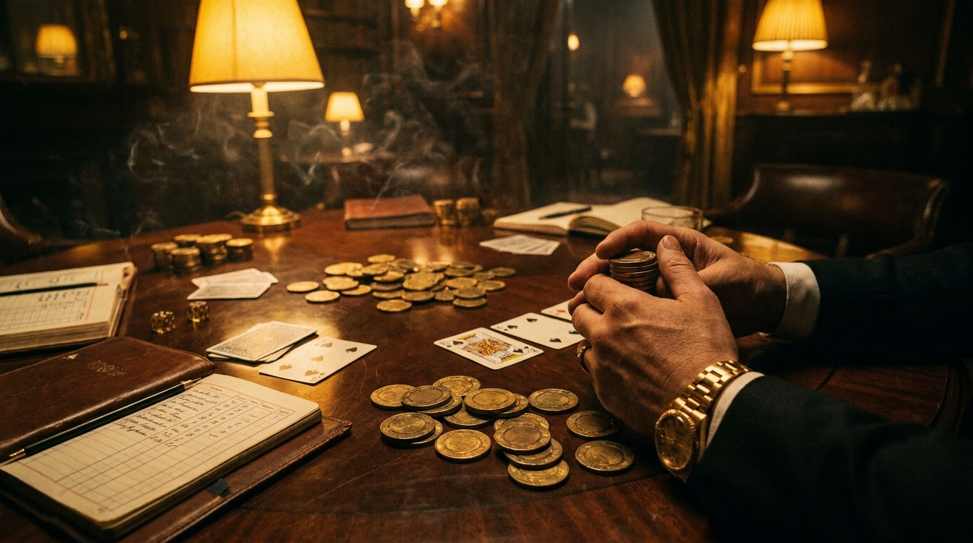 poker chips high stakes table