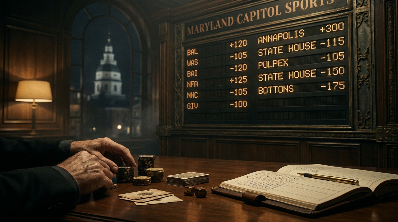 Maryland state capitol sports betting odds board