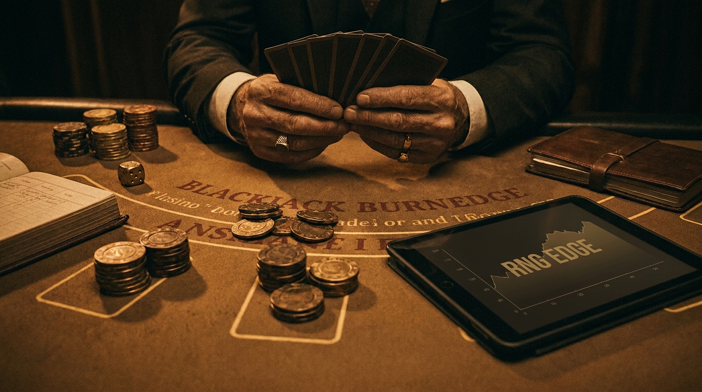 blackjack cards RNG digital casino edge